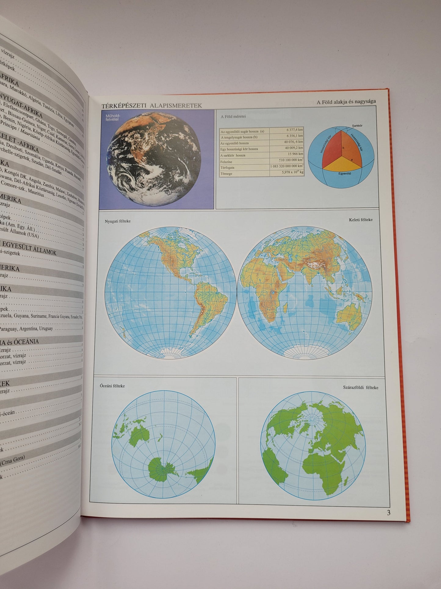 Geografski atlas na mađarskom jeziku