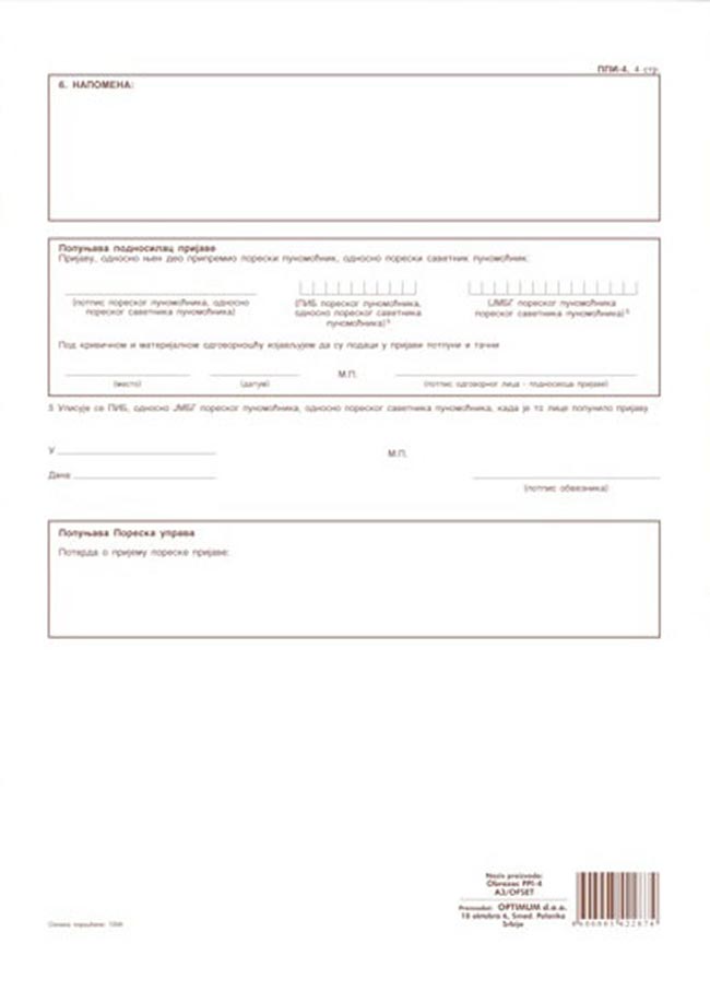 Obrazac PPI-4