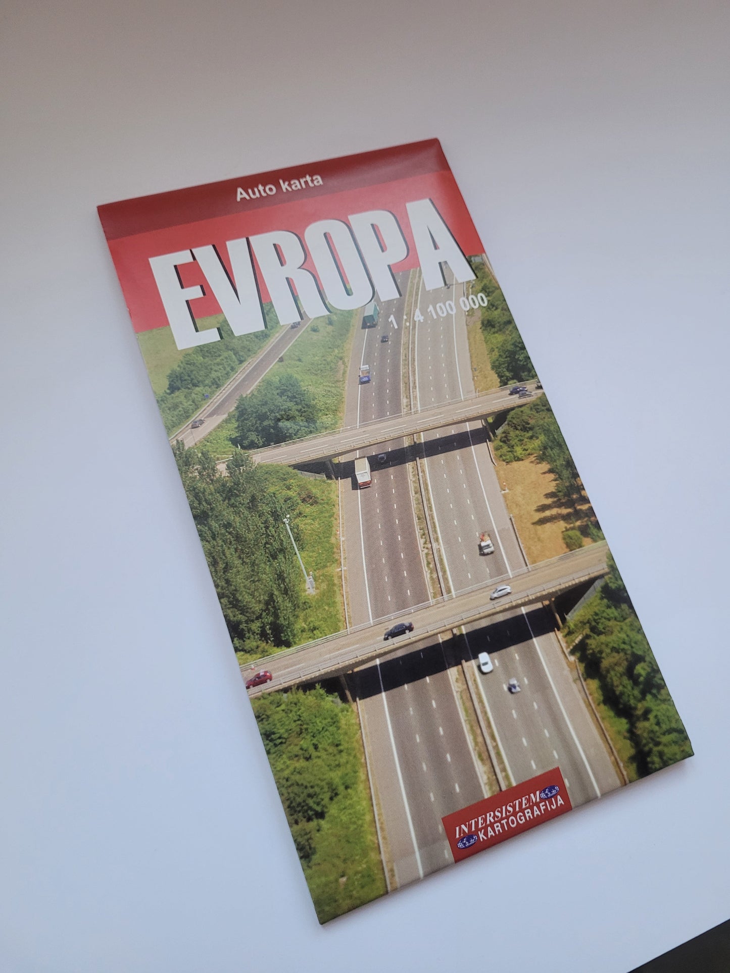 Auto karta Evropa