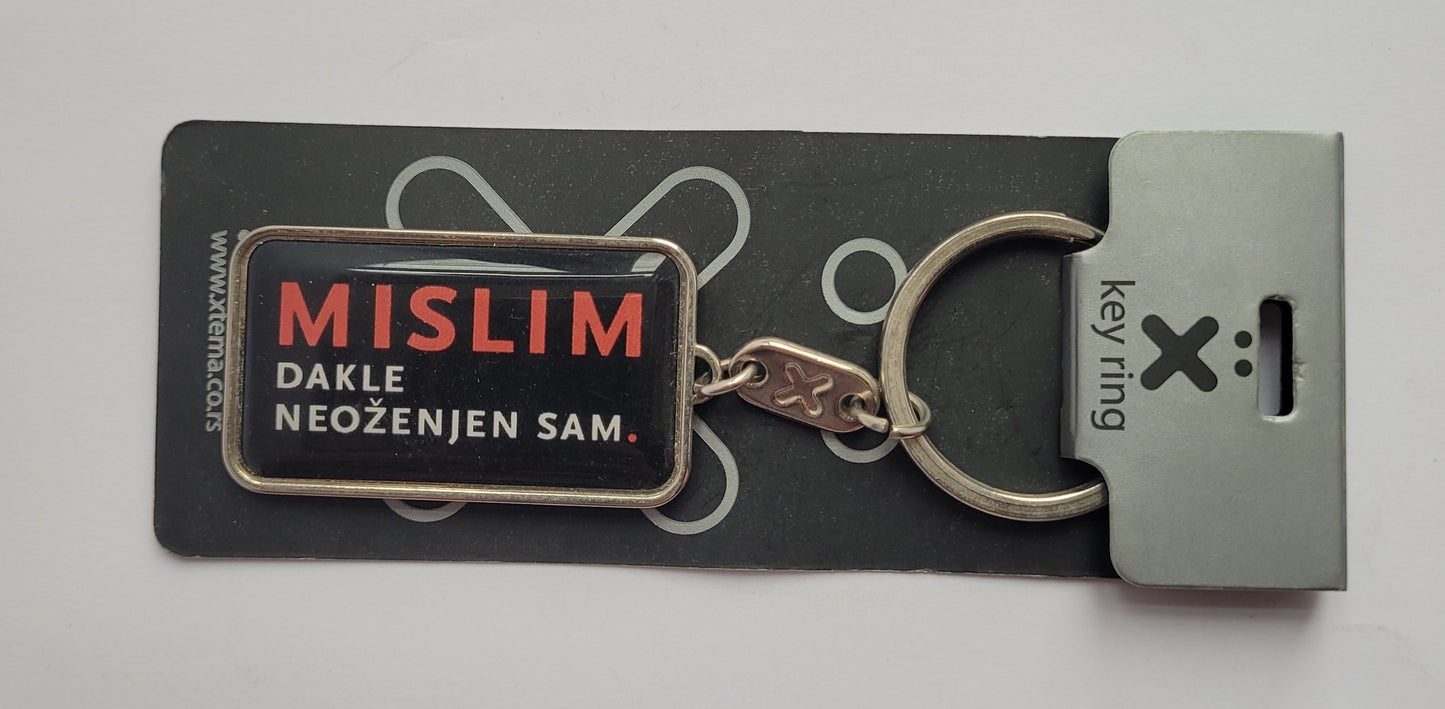Metalni privezak za ključeve