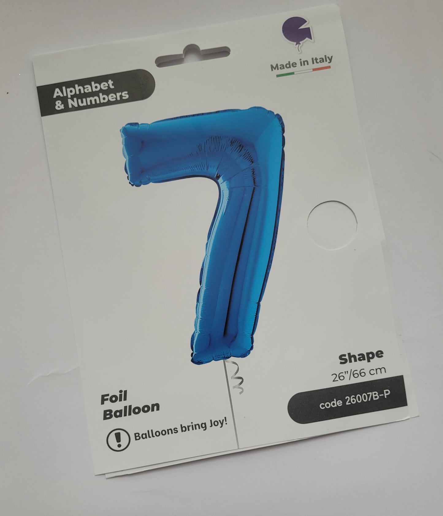 Balon Grabo folija broj sedam - 7