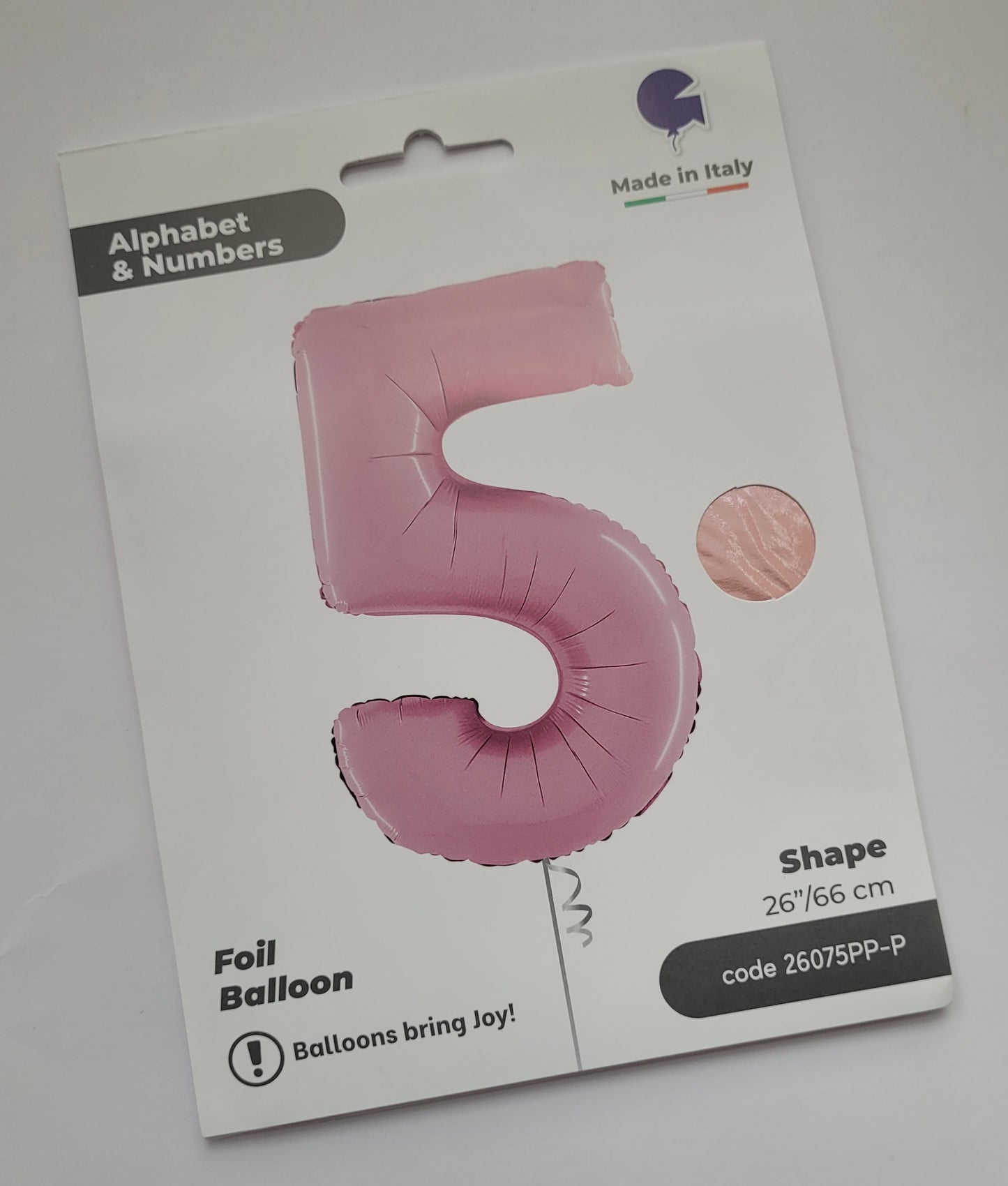 Balon Grabo folija broj pet - 5