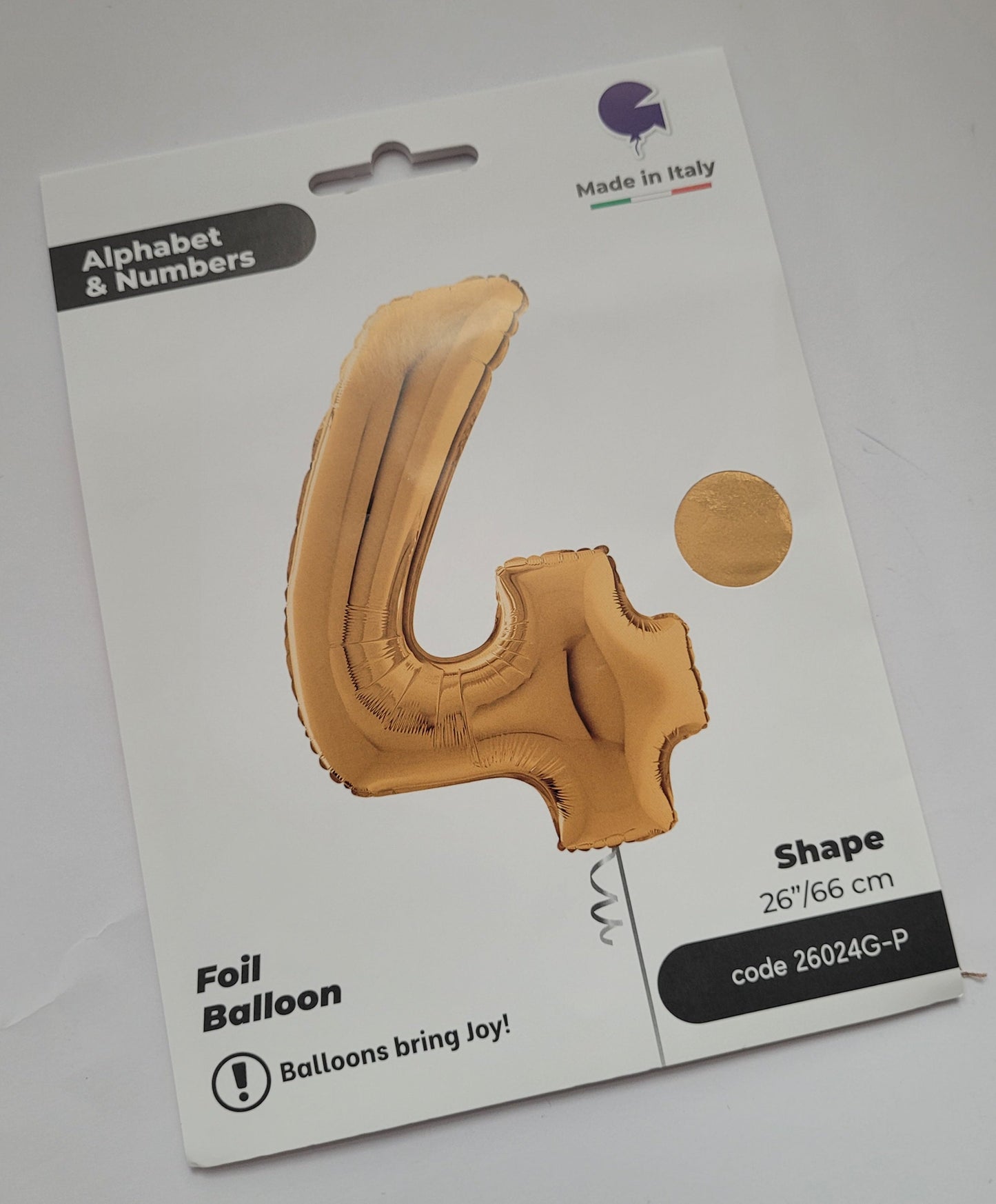 Balon Grabo folija broj četiri - 4