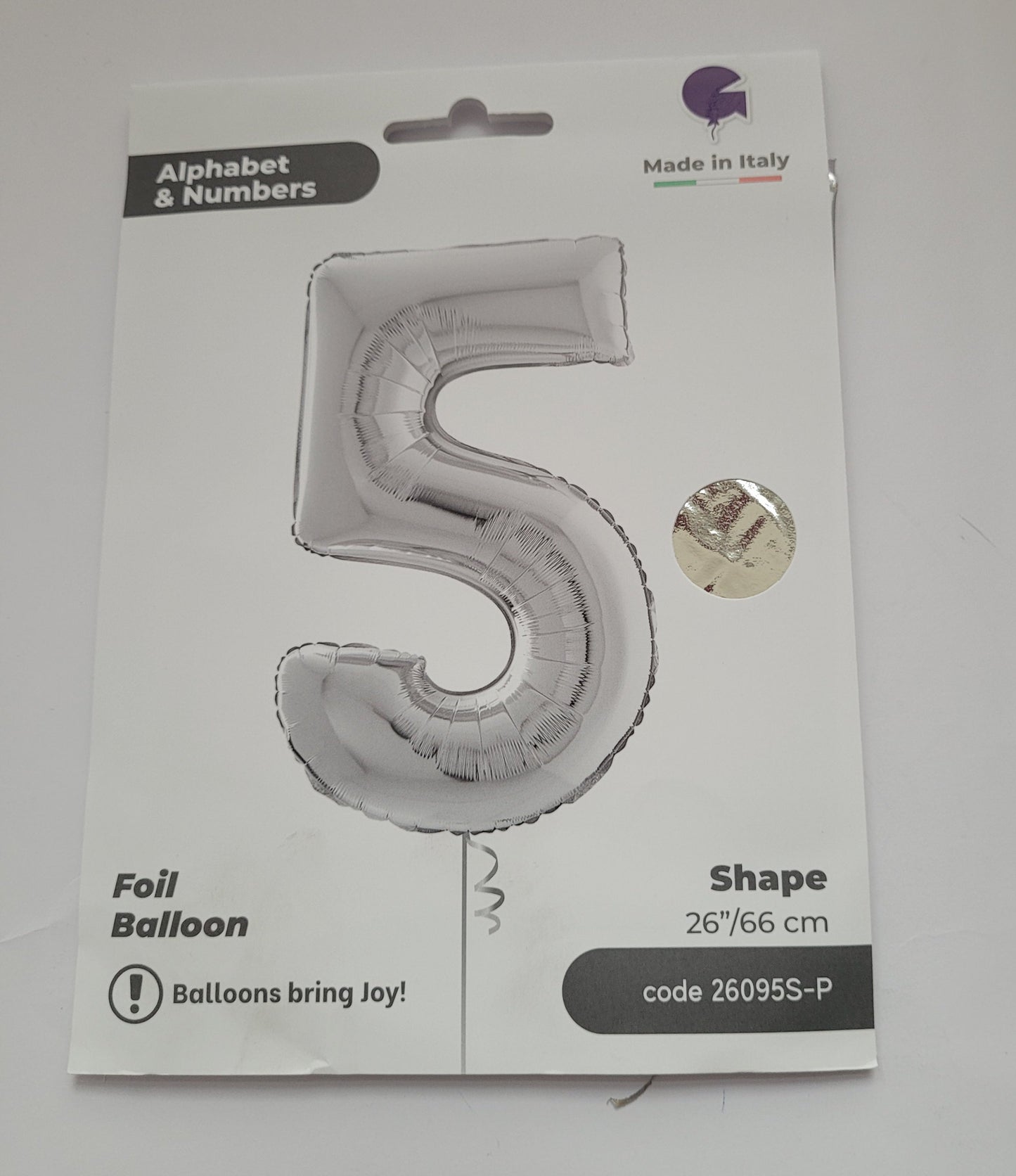 Balon Grabo folija broj pet - 5