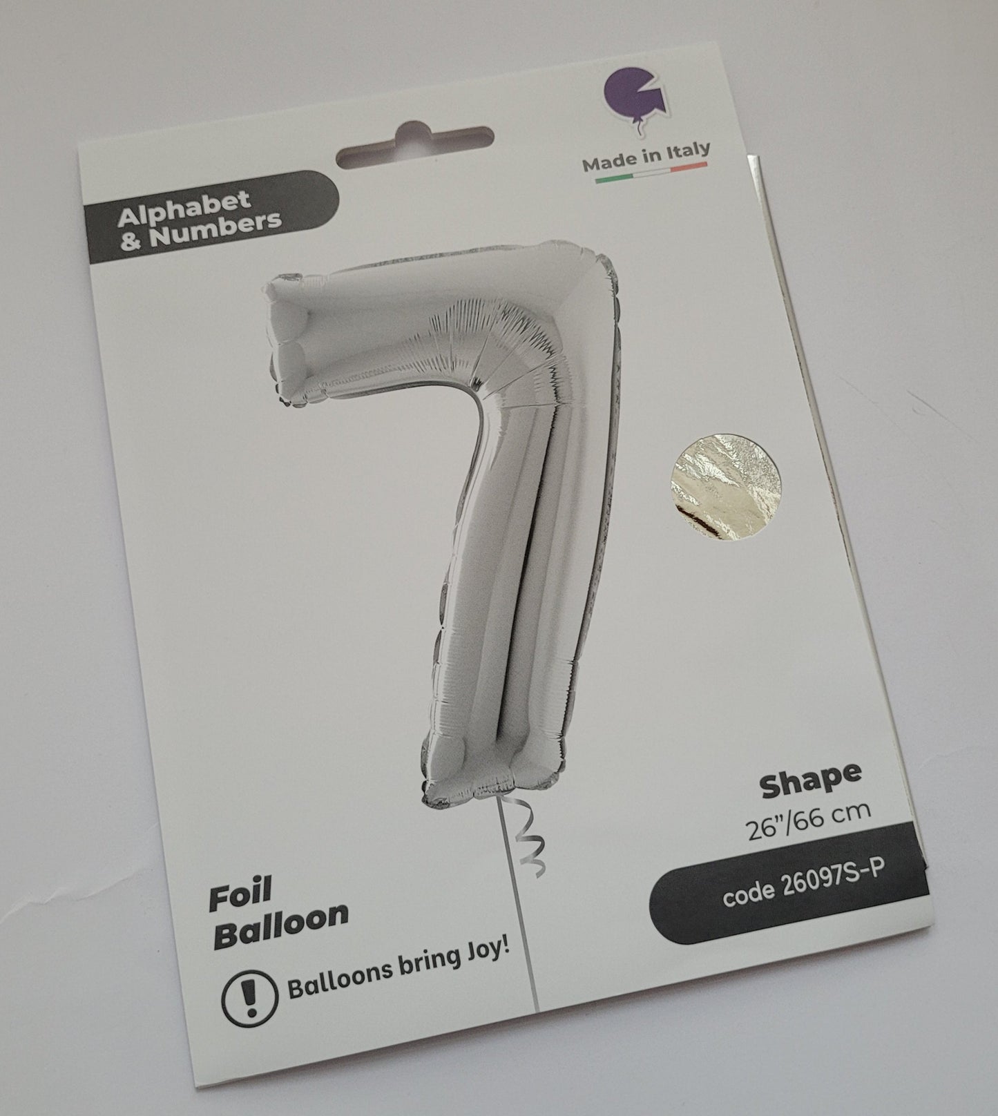 Balon Grabo folija broj sedam - 7