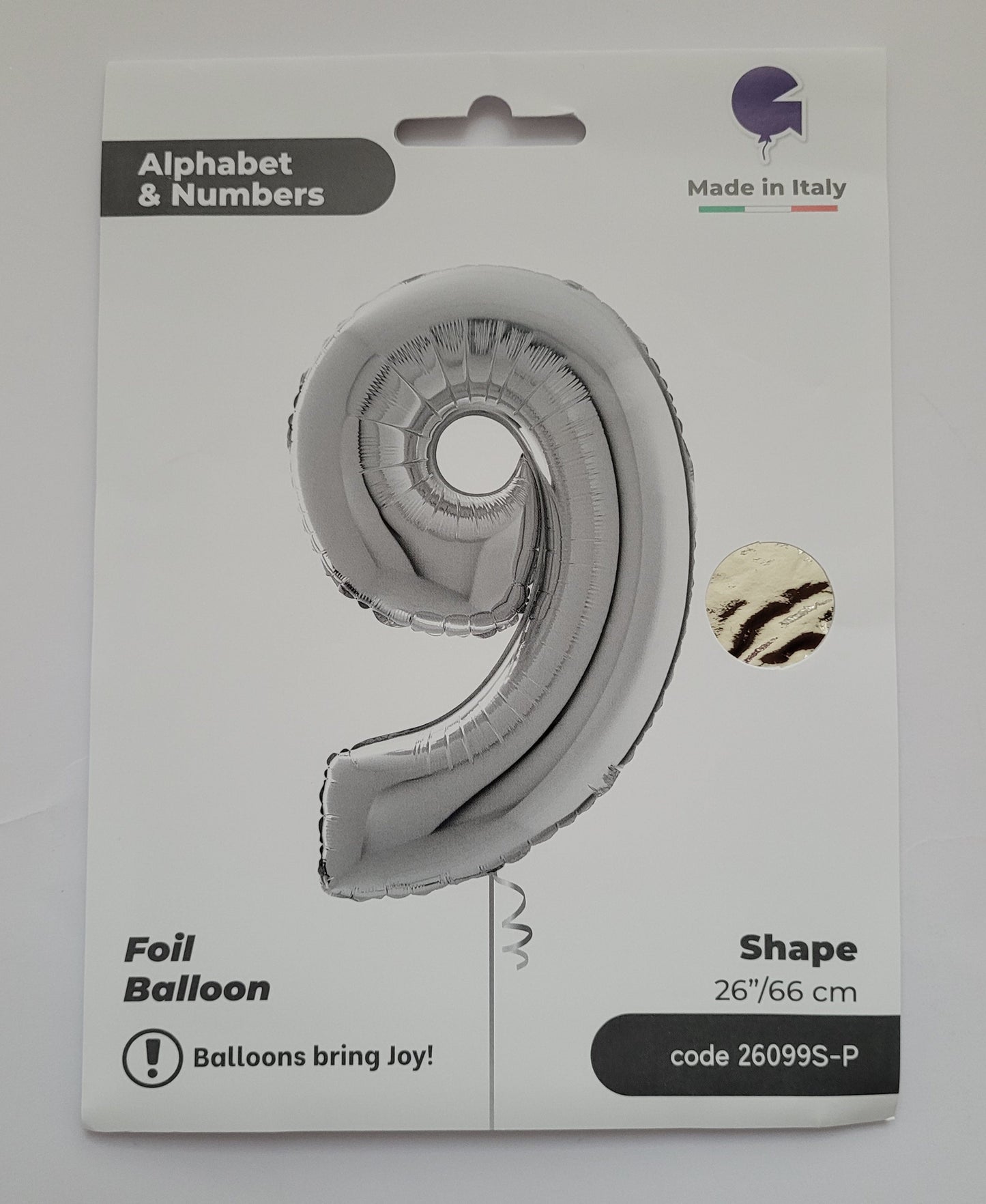 Balon Grabo folija broj devet - 9