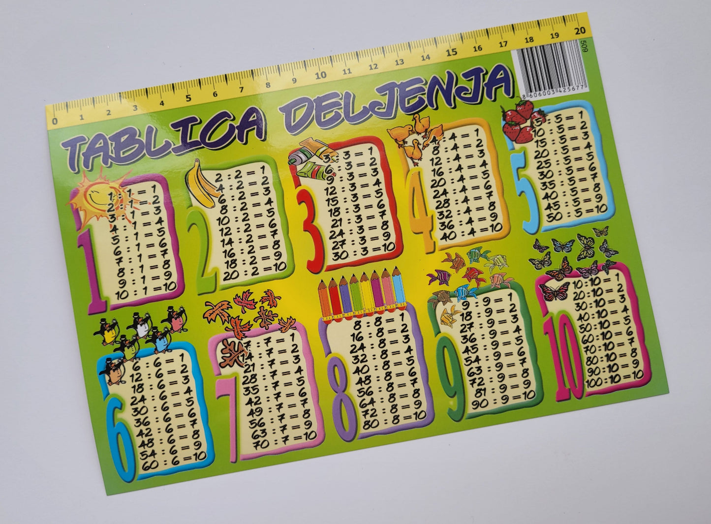 Tablica deljenja A/5