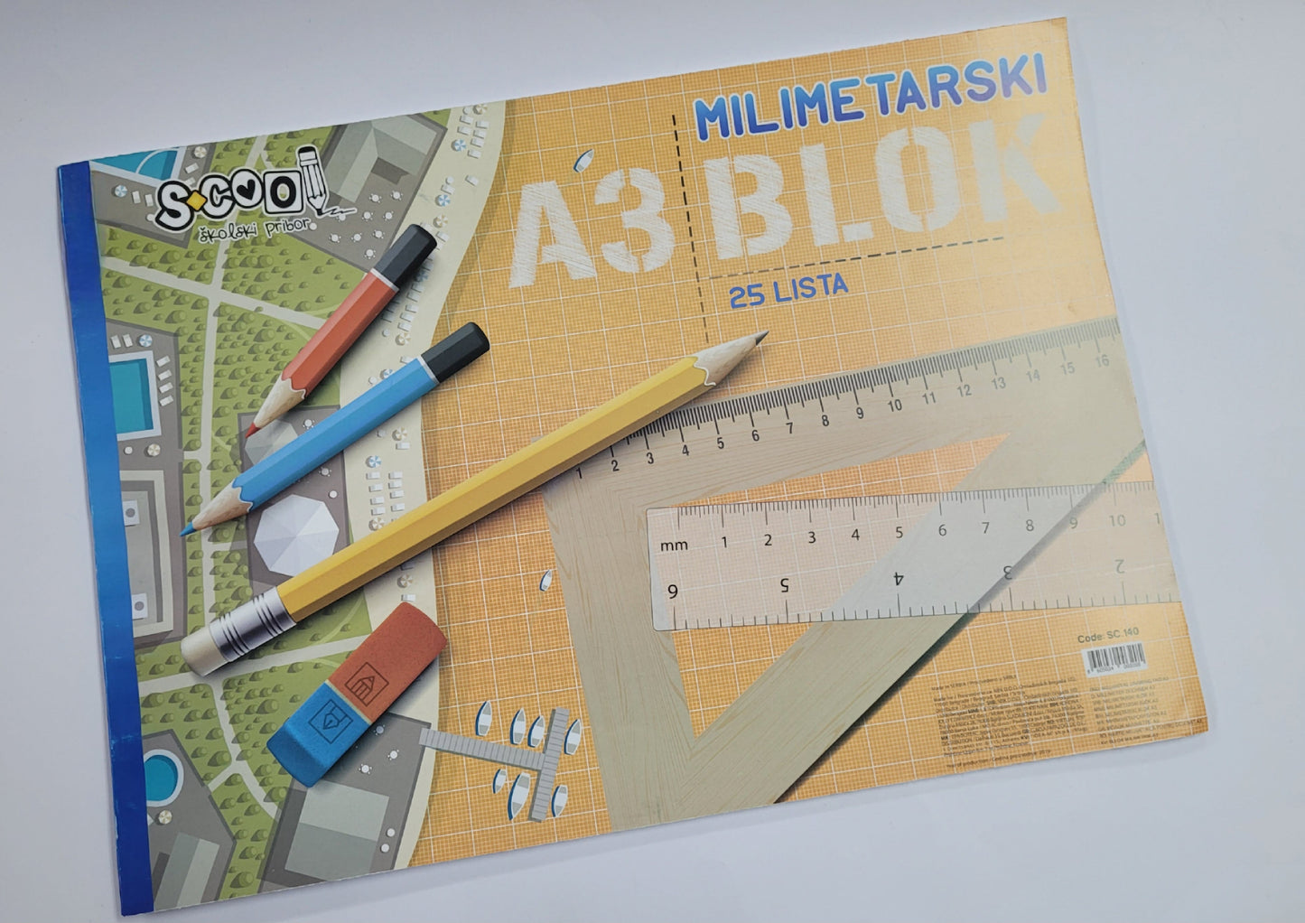 Milimetarski blok A/3 S-cool
