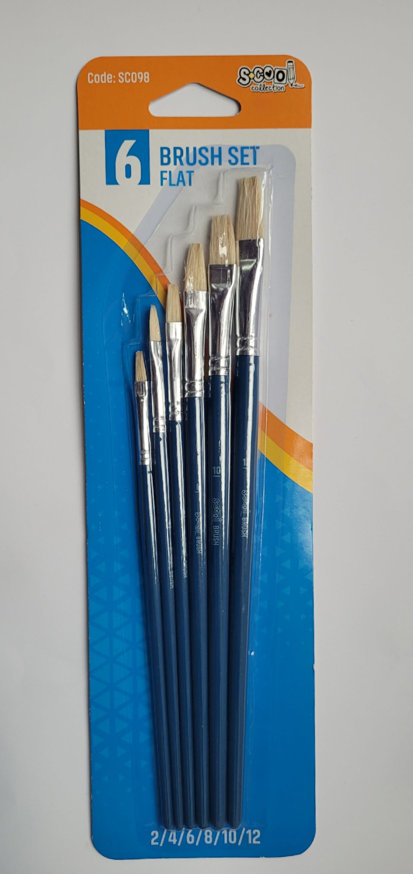 Set četkica 1/6 za temperu
