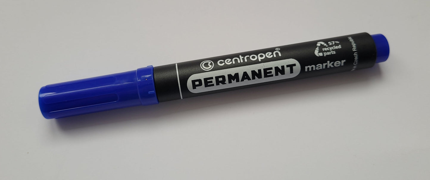 Marker Centropen s oblim vrhom - plavi