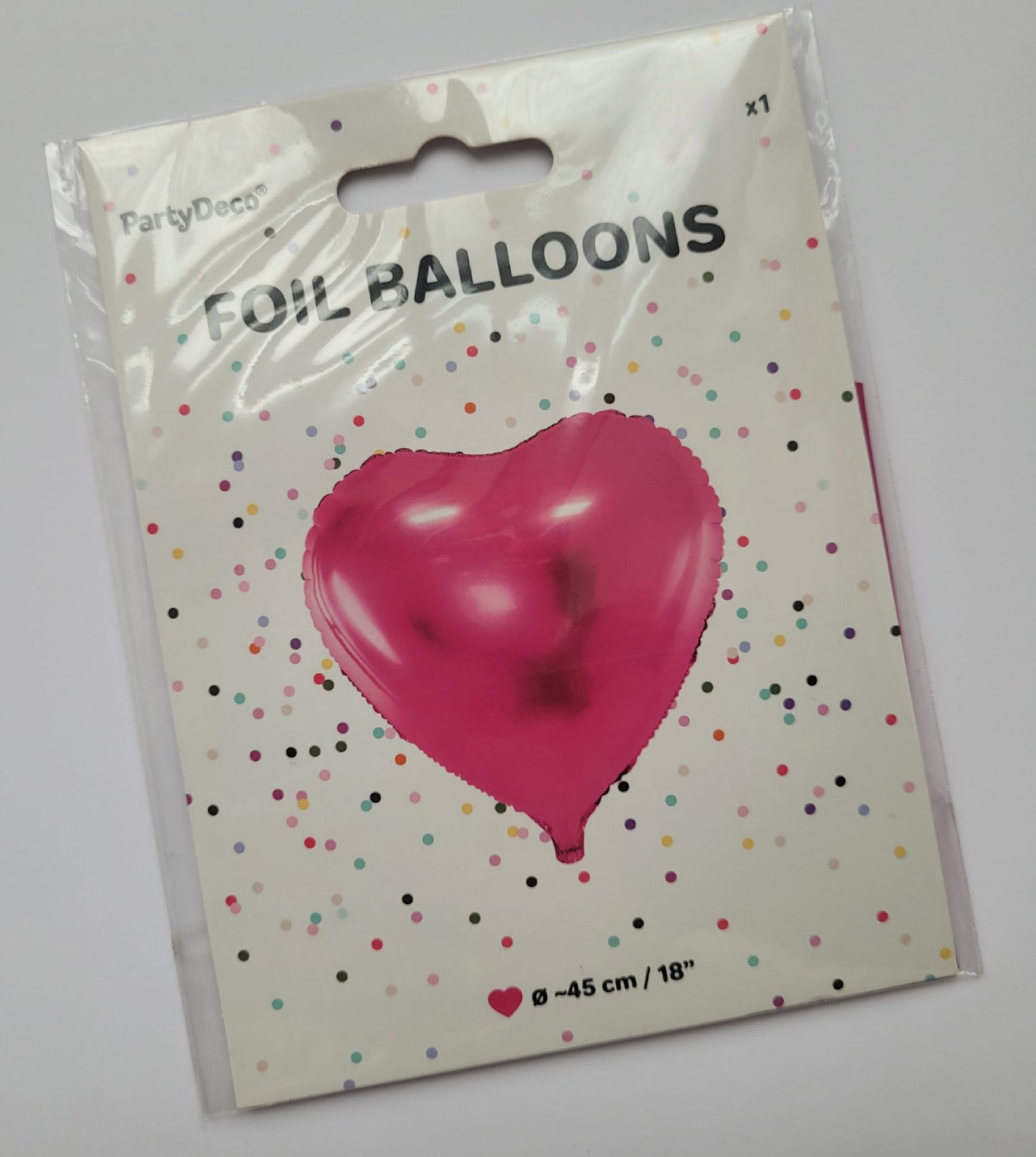 Balon folija - Ciklama srce