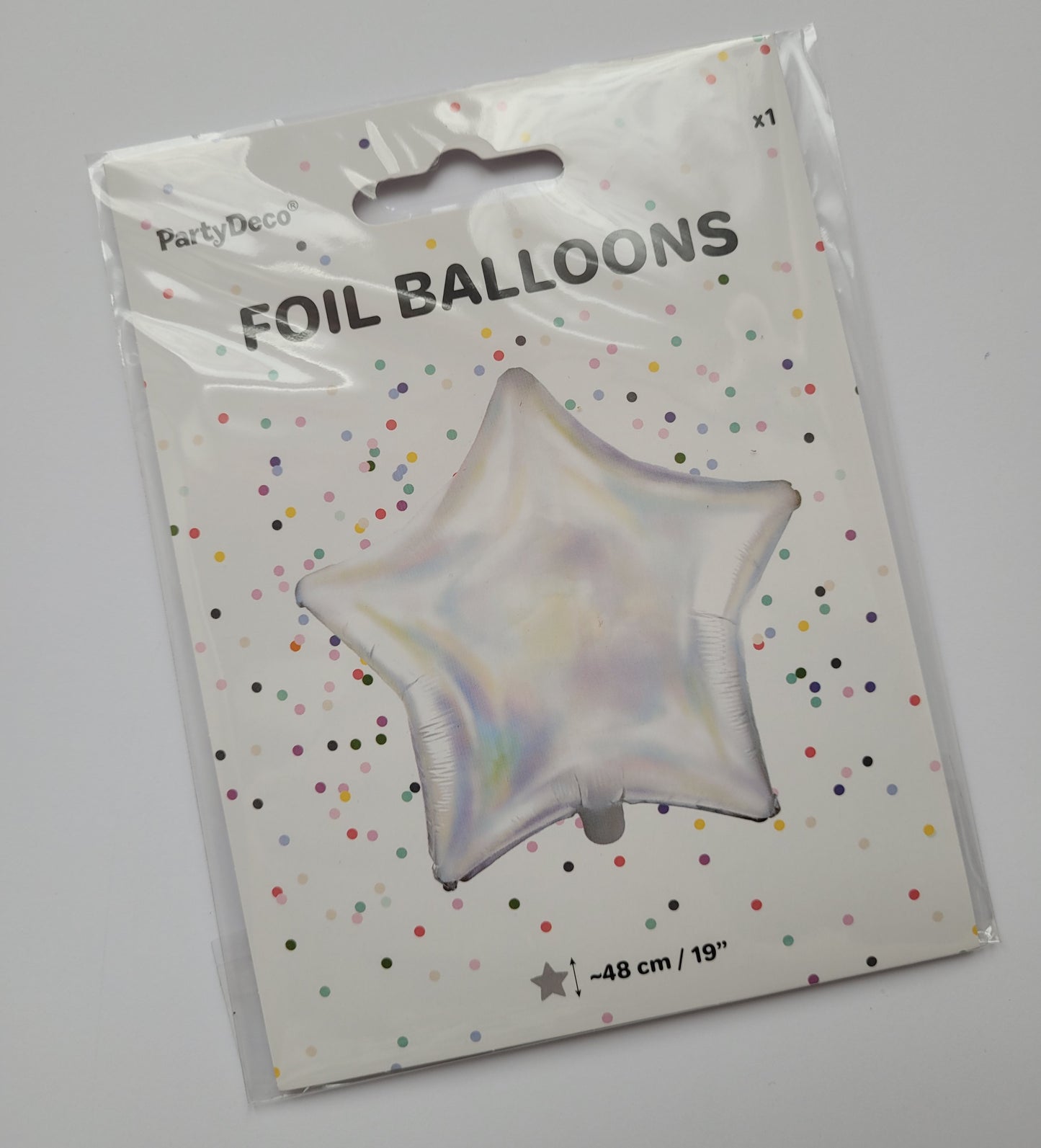 Balon folija - Srebrna zvezda