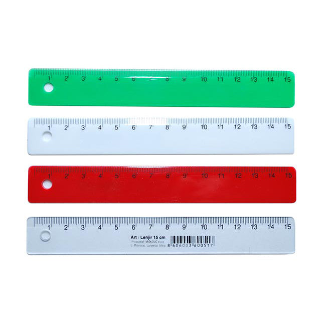 Lenjir PVC 15cm