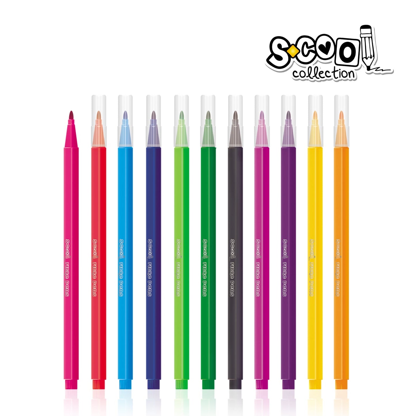 Flomasteri Triangular S-cool 1/12