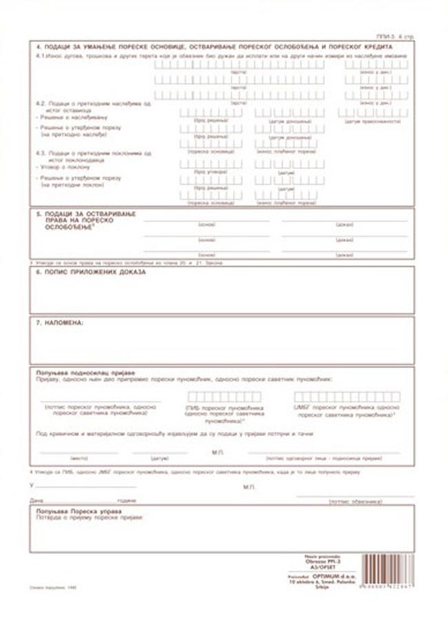Obrazac PPI-3