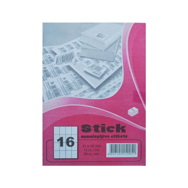 Etikete broj - 16