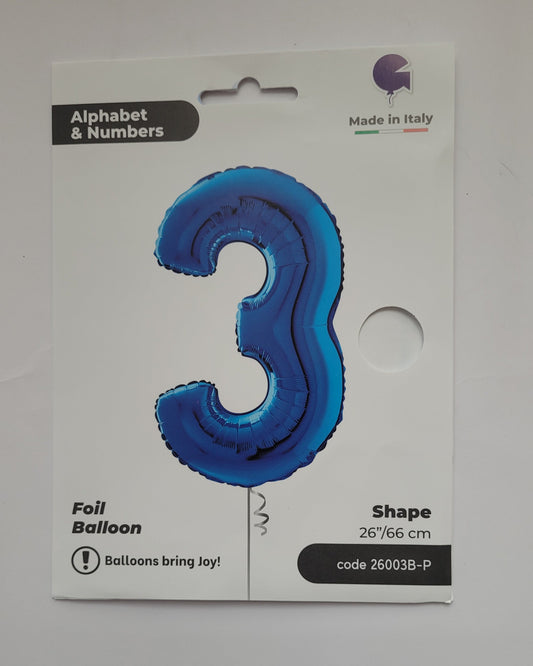 Balon Grabo folija broj tri - 3
