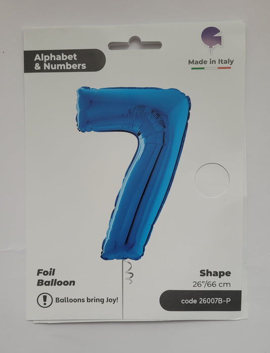 Balon Grabo folija broj sedam - 7