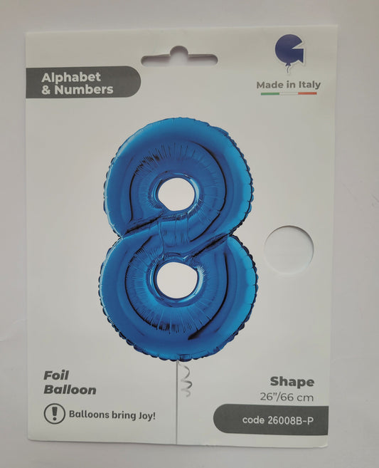 Balon Grabo folija broj osam - 8