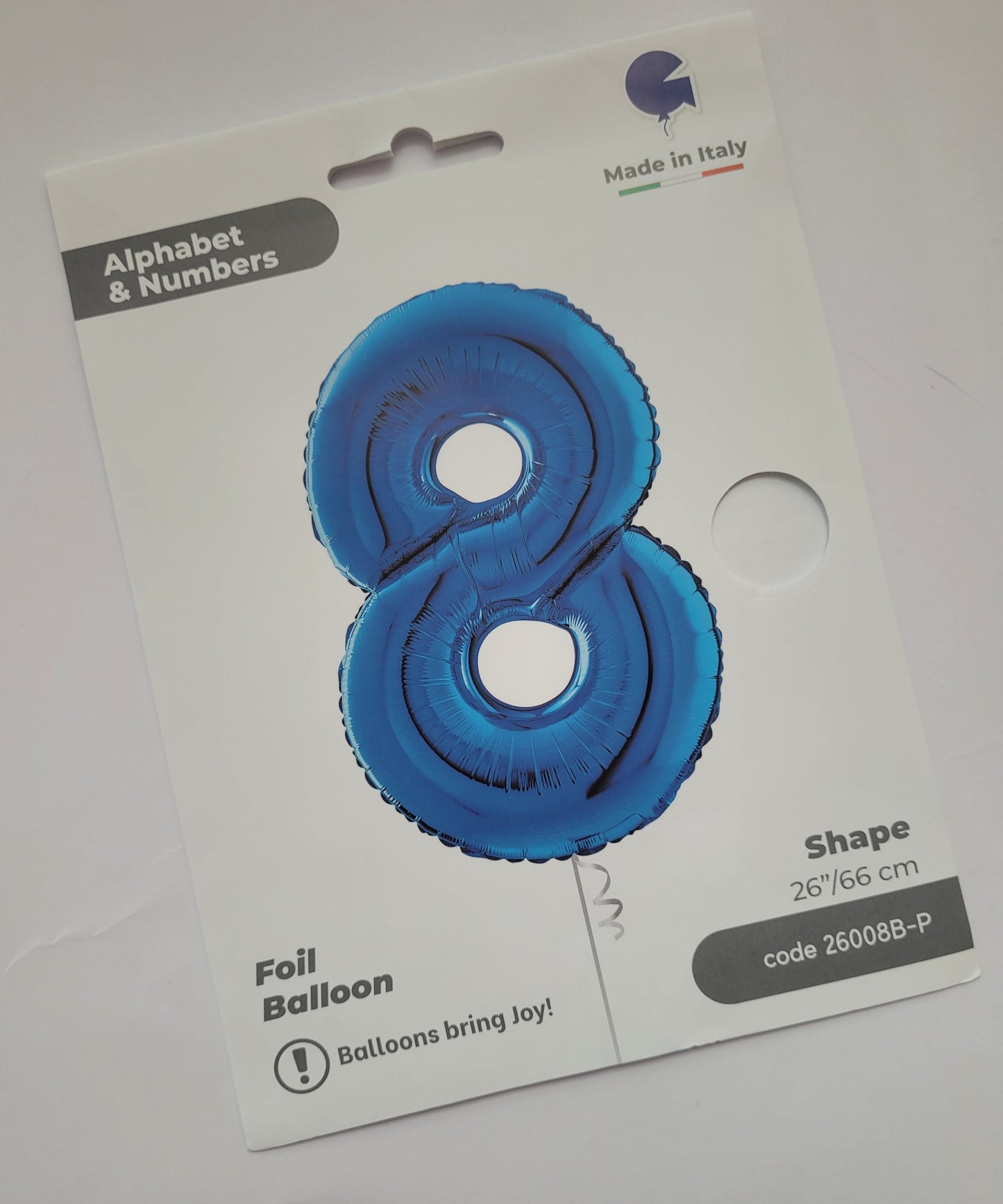 Balon Grabo folija broj osam - 8