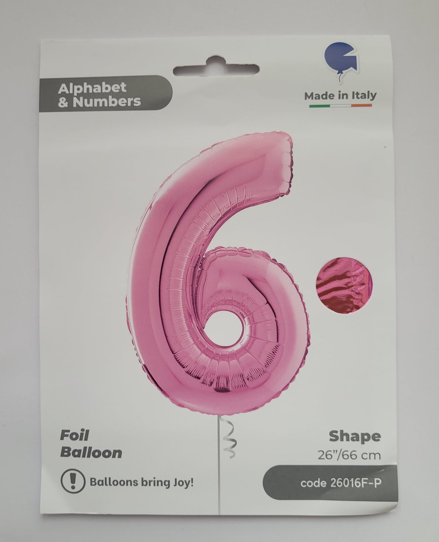 Balon Grabo folija broj šest - 6