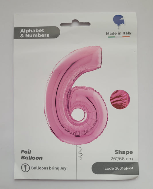 Balon Grabo folija broj šest - 6