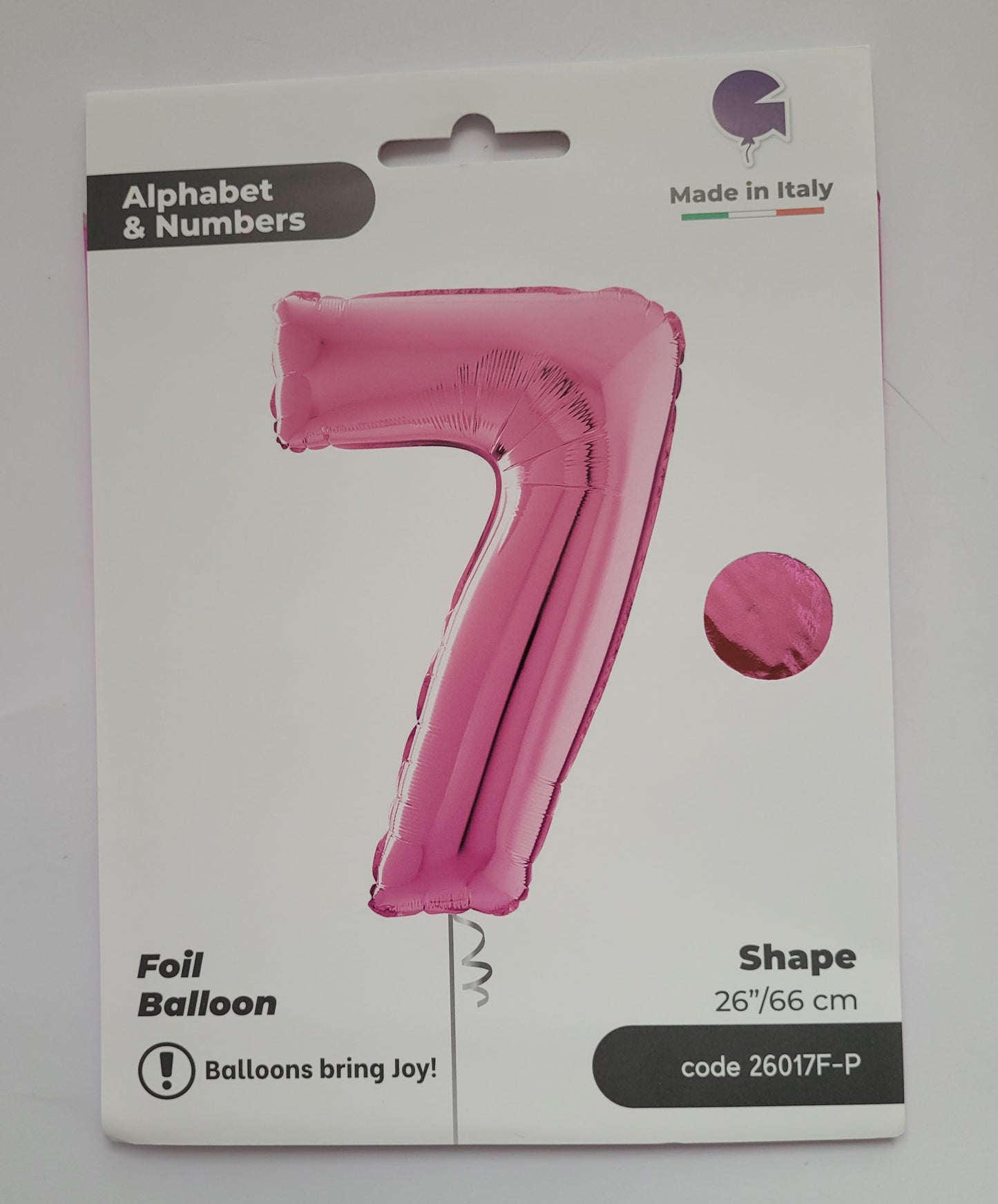 Balon Grabo folija broj sedam - 7