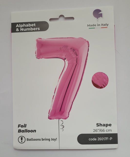 Balon Grabo folija broj sedam - 7