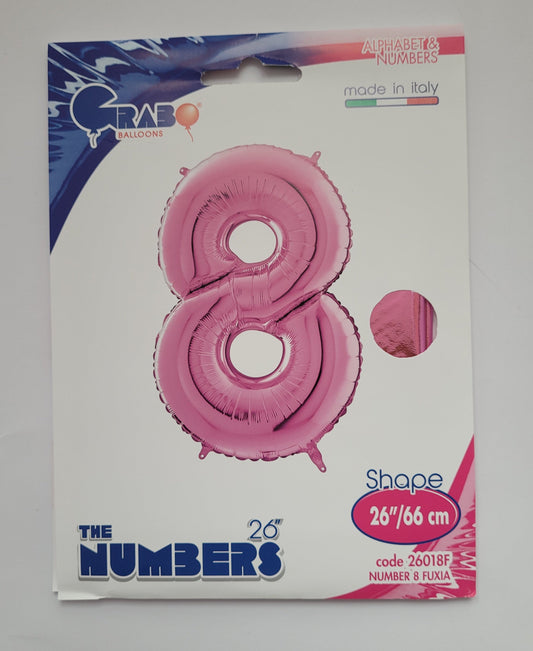 Balon Grabo folija brojevi osam - 8