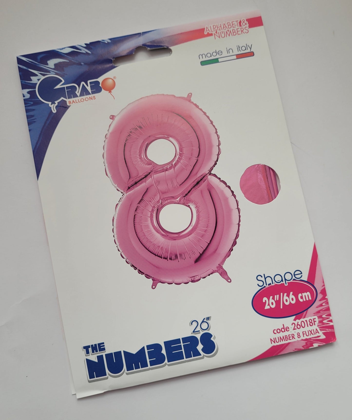 Balon Grabo folija brojevi osam - 8