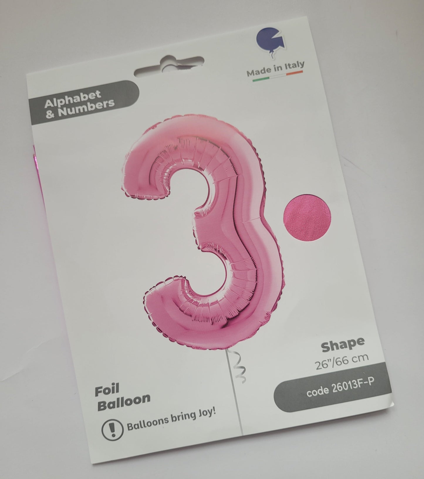 Balon Grabo folija broj tri - 3