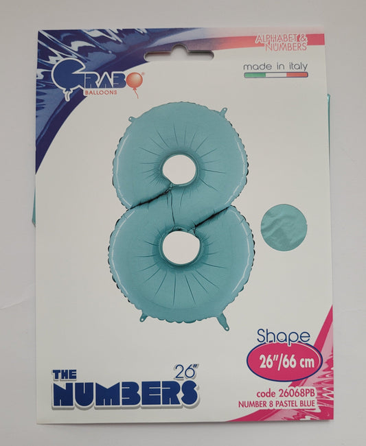 Balon Grabo folija broj osam - 8