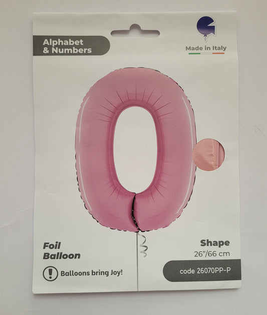 Balon Grabo folija broj nula - 0