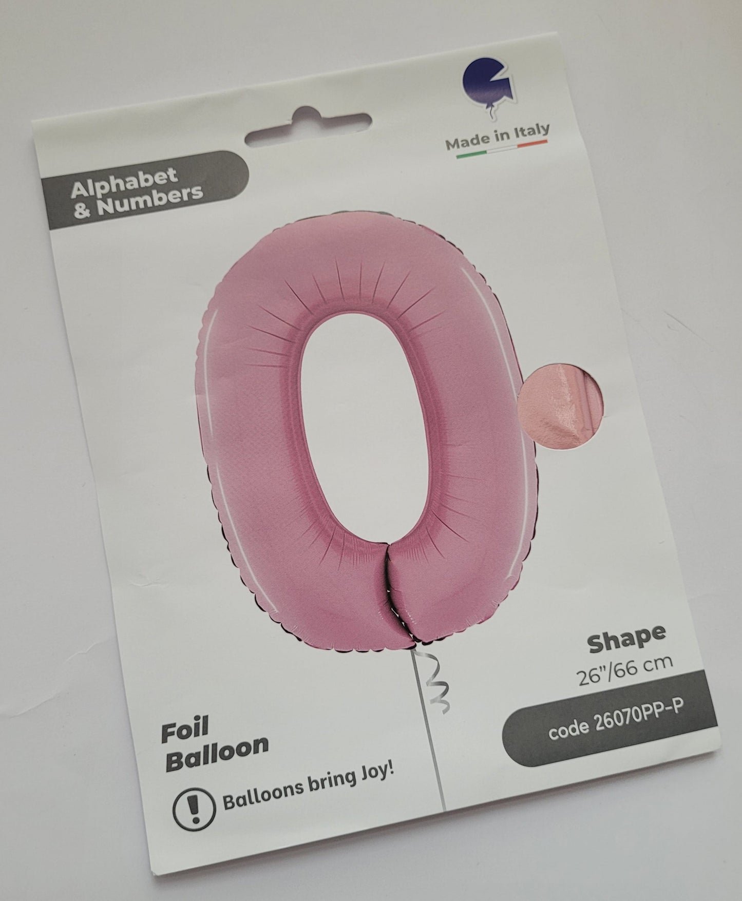 Balon Grabo folija broj nula - 0