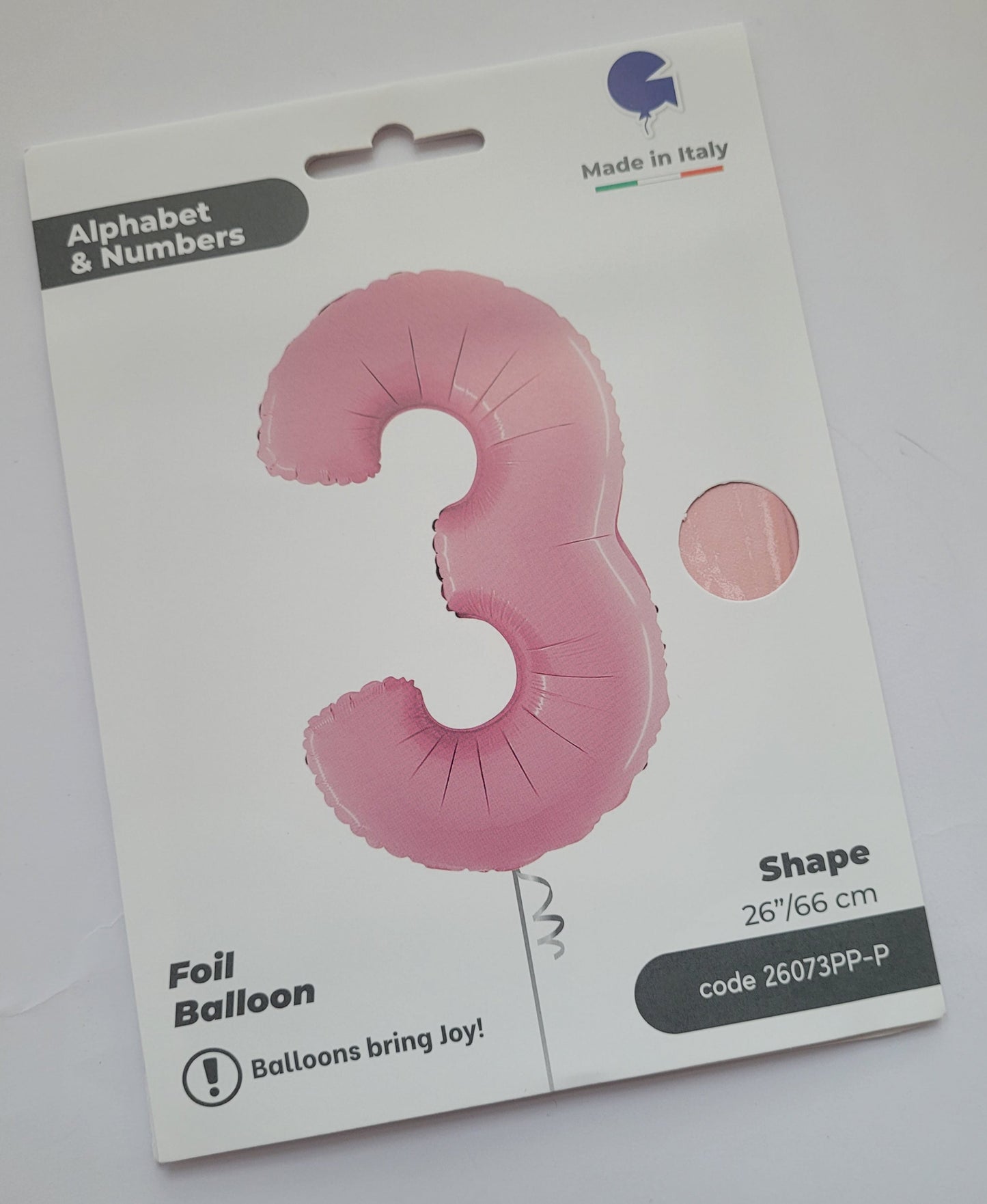 Balon Grabo folija broj tri - 3