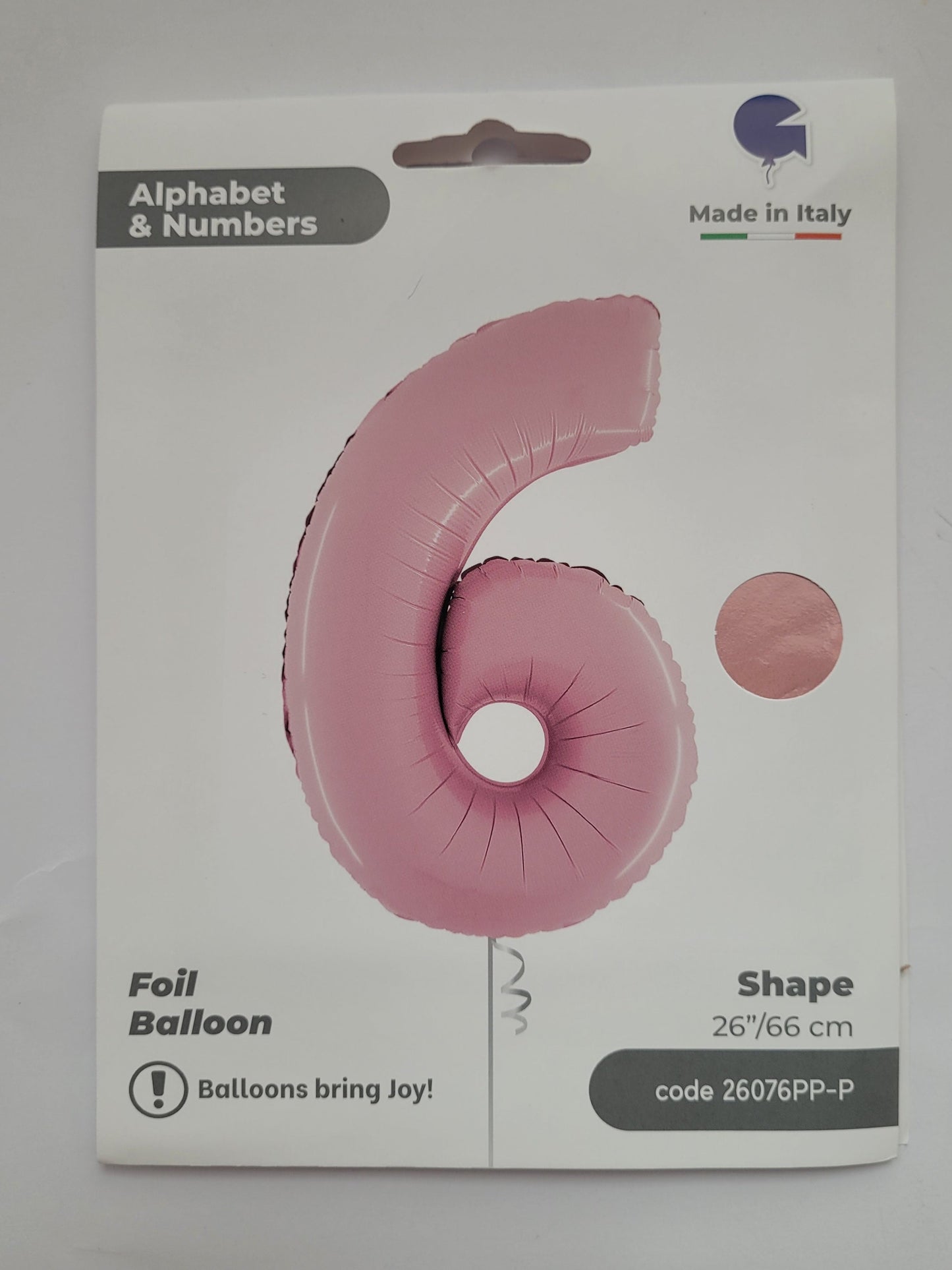Balon Grabo folija broj šest - 6