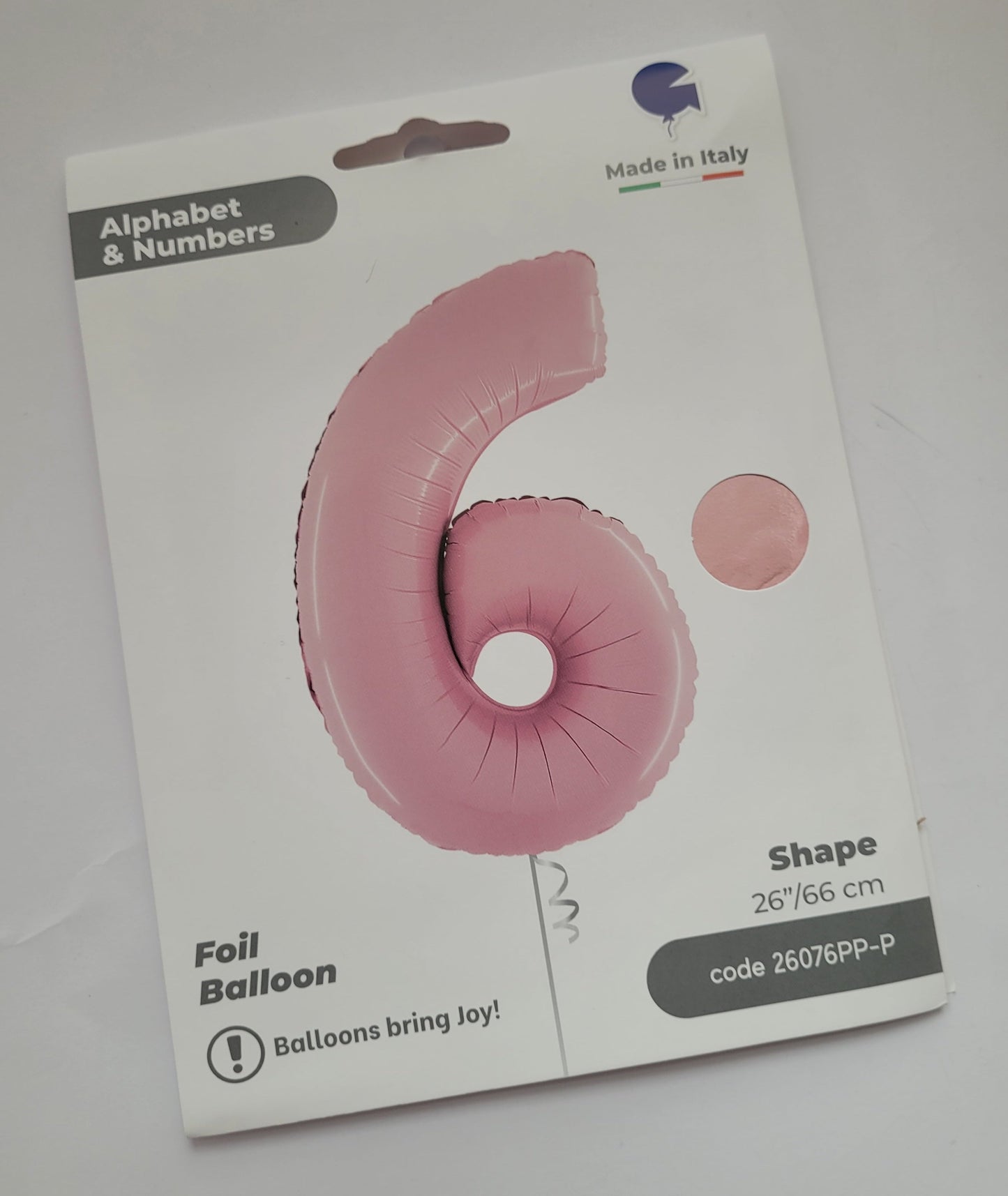 Balon Grabo folija broj šest - 6