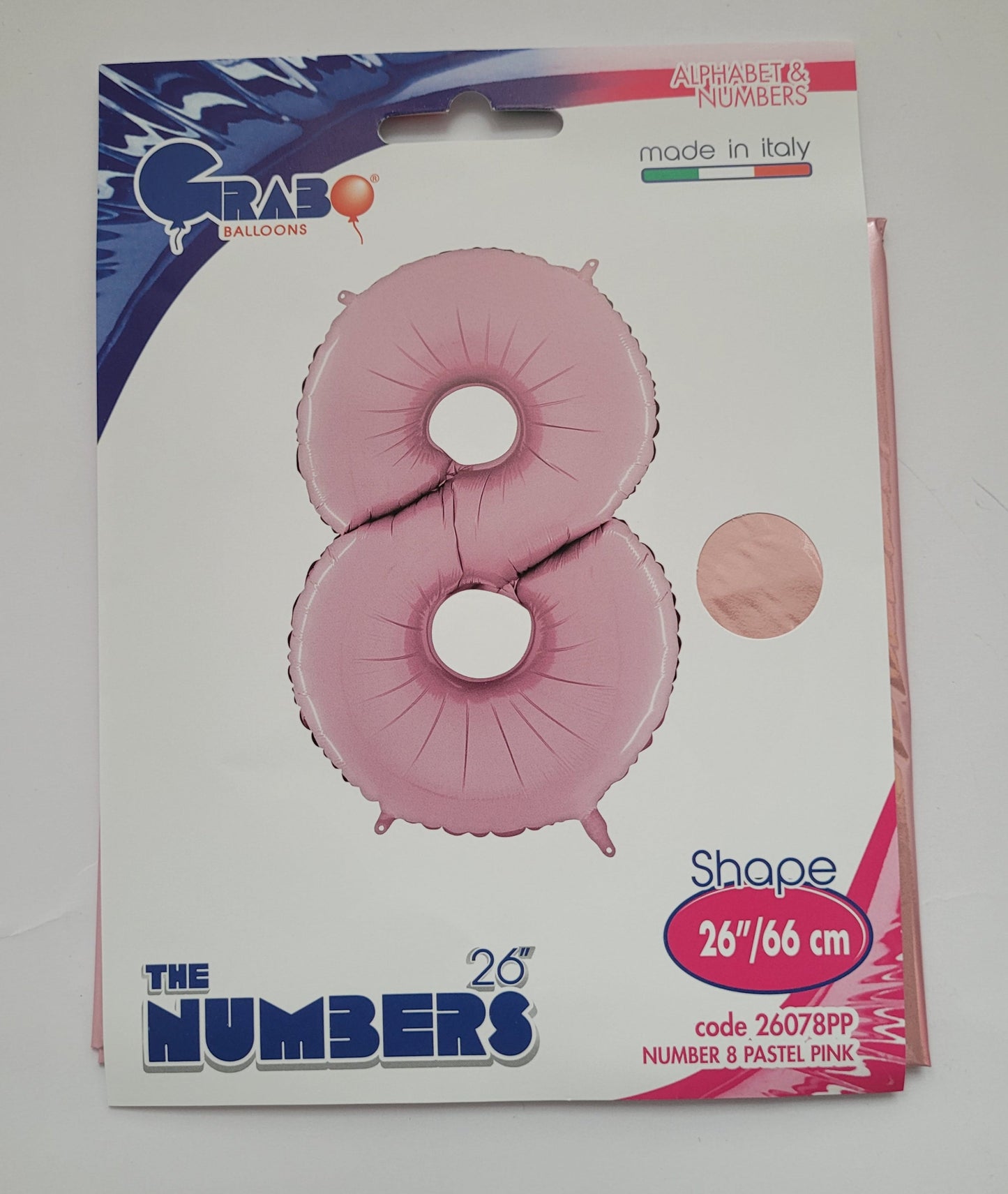 Balon Grabo folija broj osam - 8