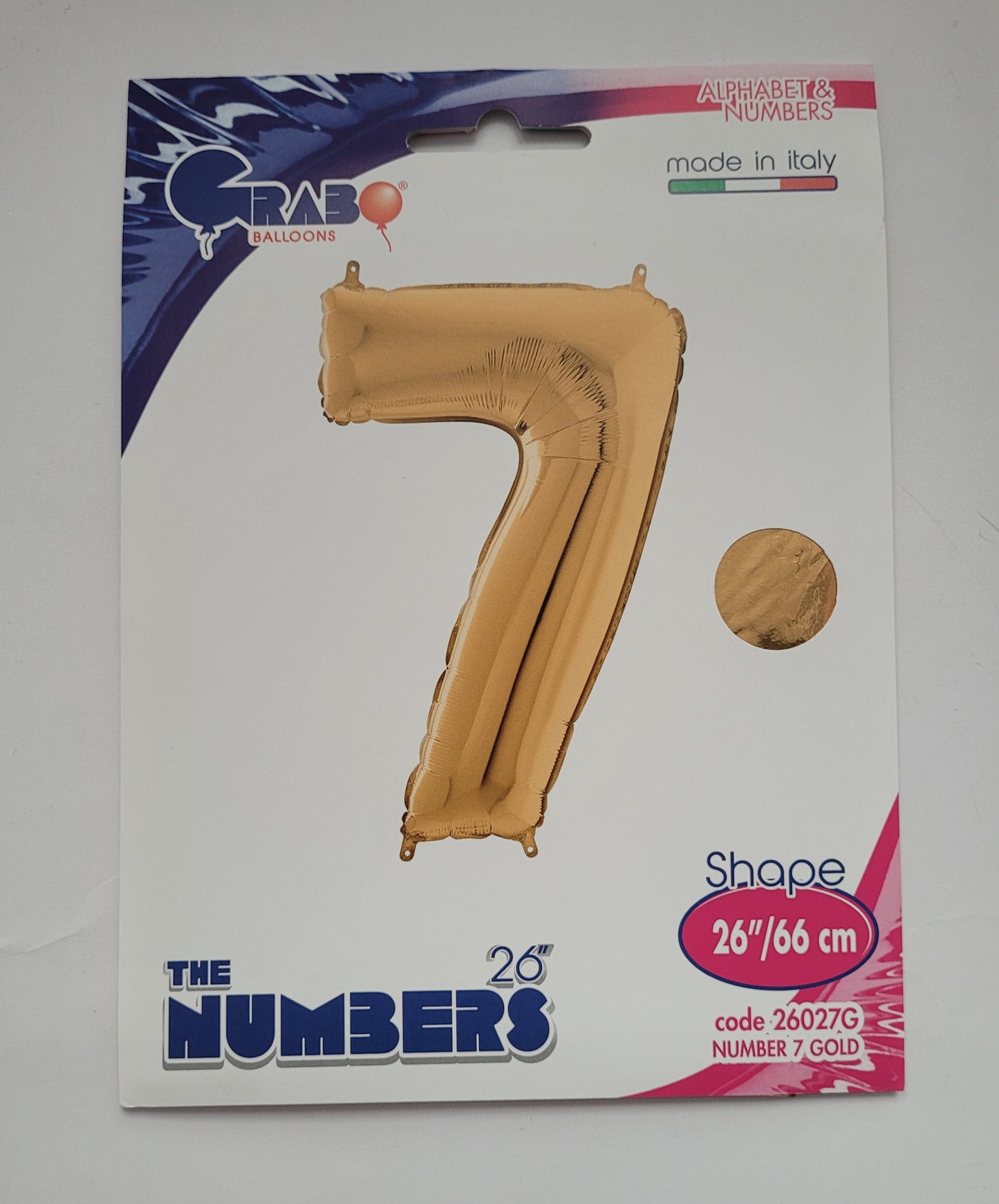 Balon Grabo folija broj sedam - 7