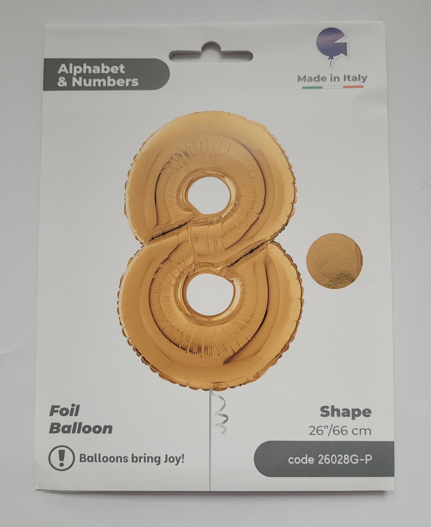 Balon Grabo folija broj osam - 8