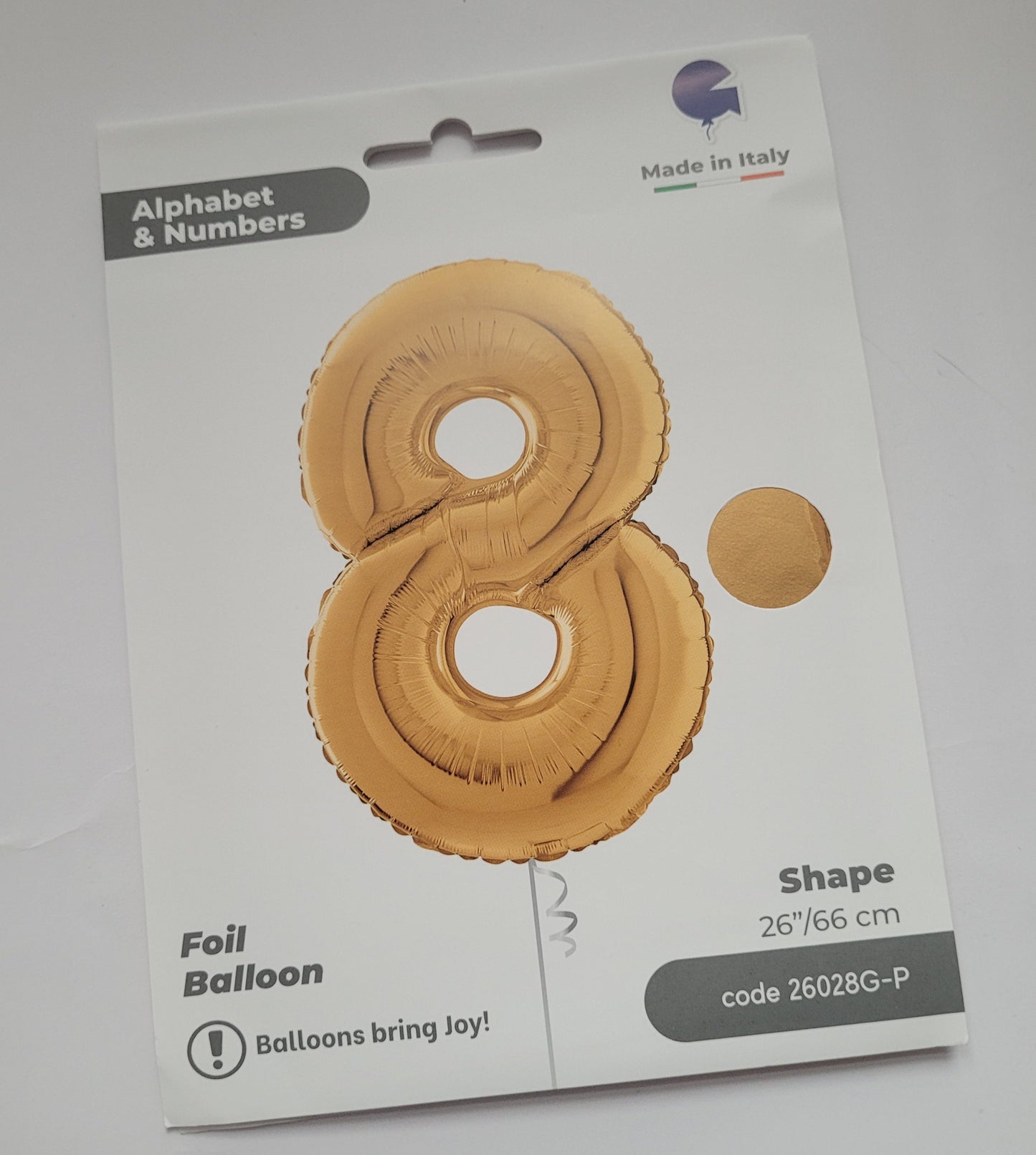 Balon Grabo folija broj osam - 8
