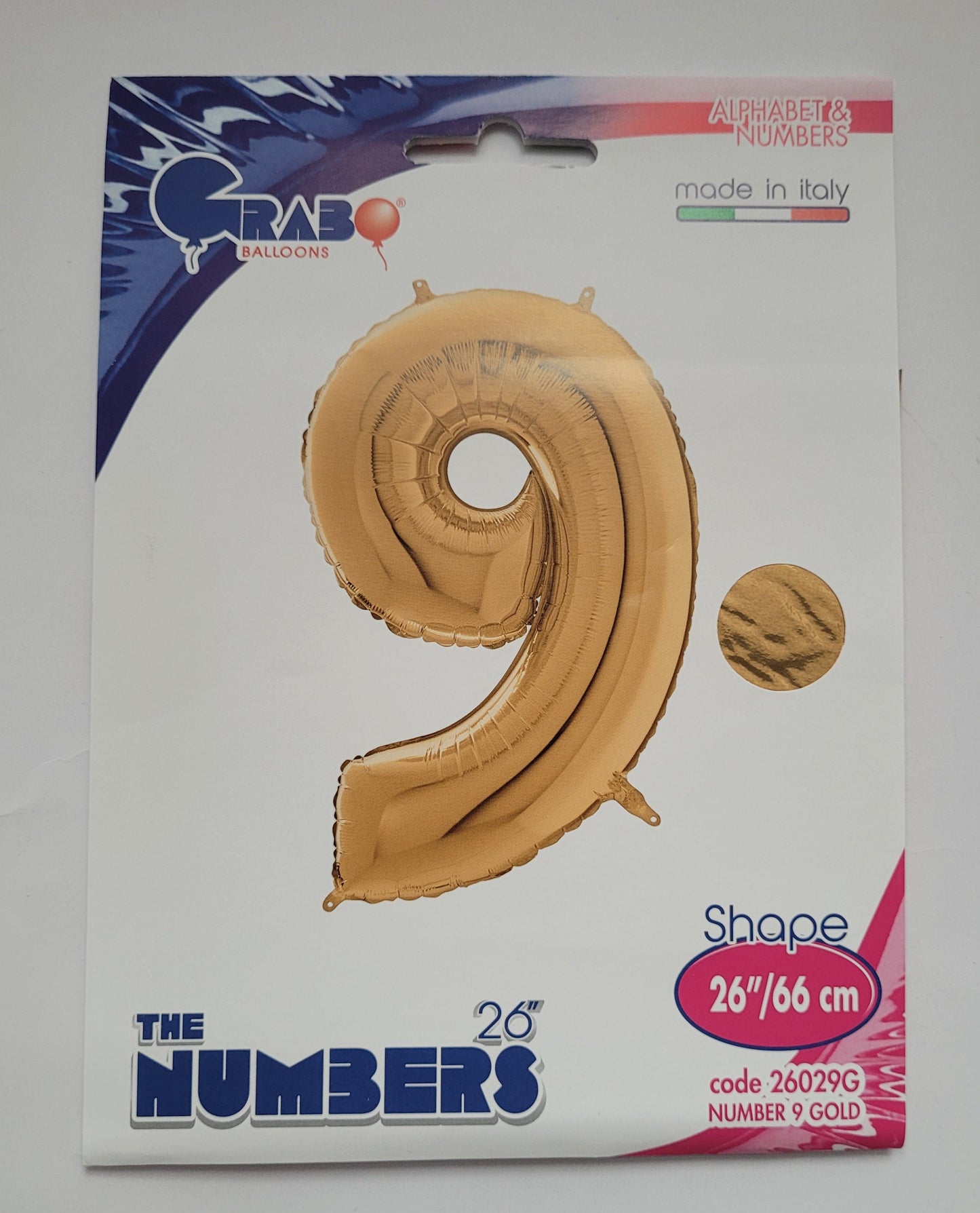 Balon Grabo folija broj devet - 9