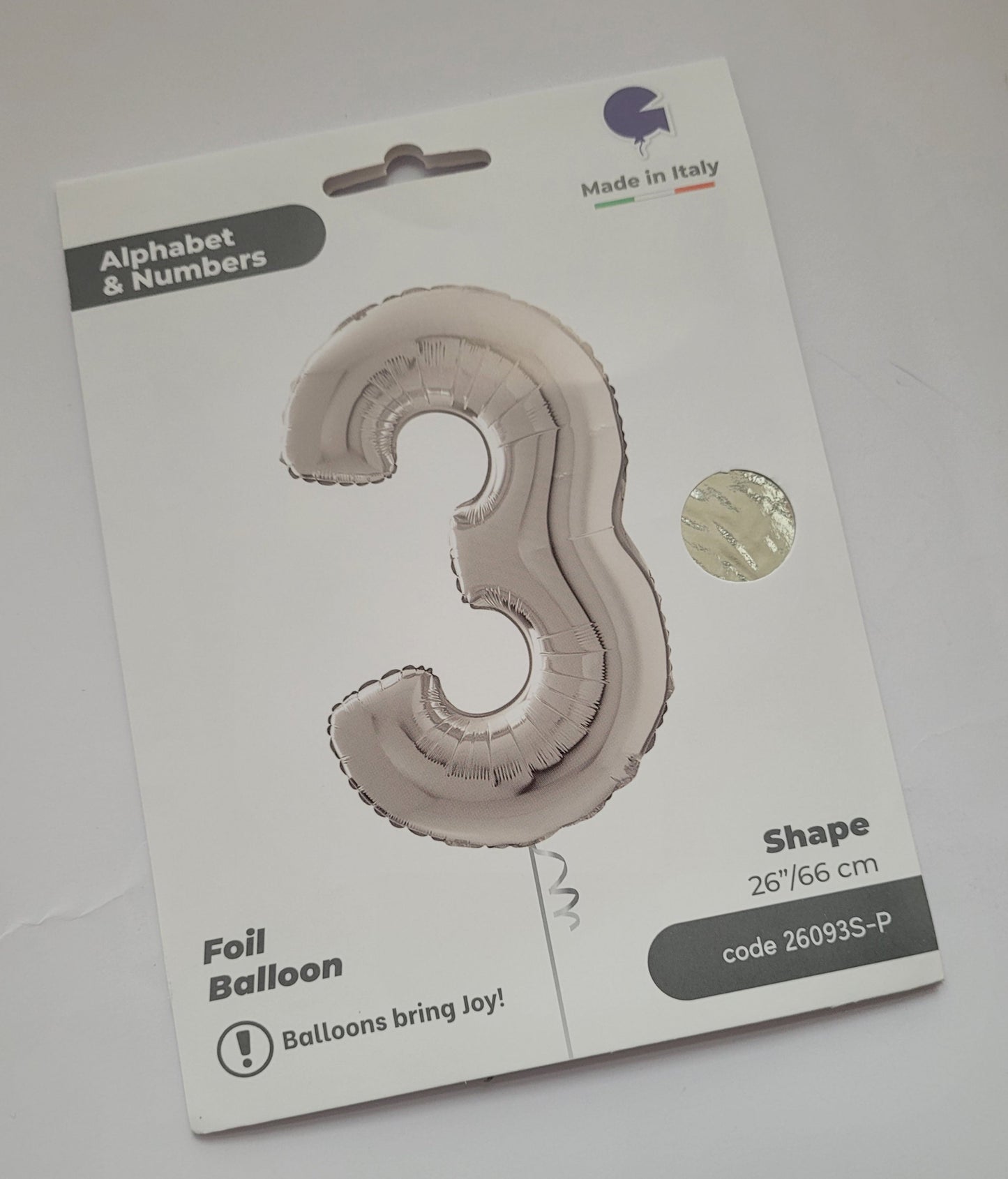 Balon Grabo folija broj tri - 3