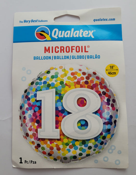 Qualatex folija balon - Happy birthday - 18