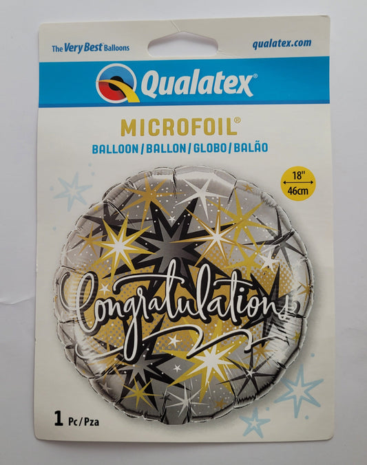 Qualatex folija balon - Congradulations