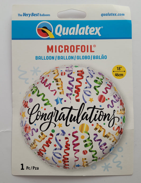Qualatex folija balon - Congradulations