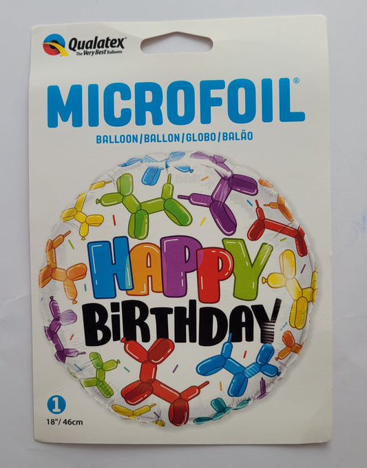 Qualatex folija balon - Happy birthday