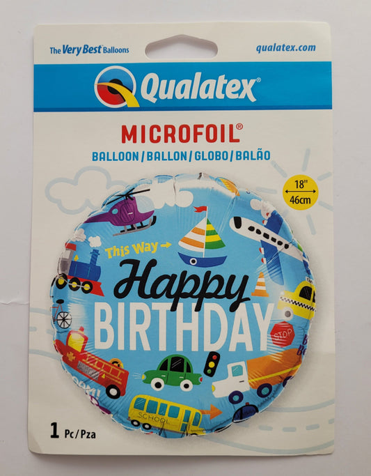 Qualatex folija balon - Happy birthday