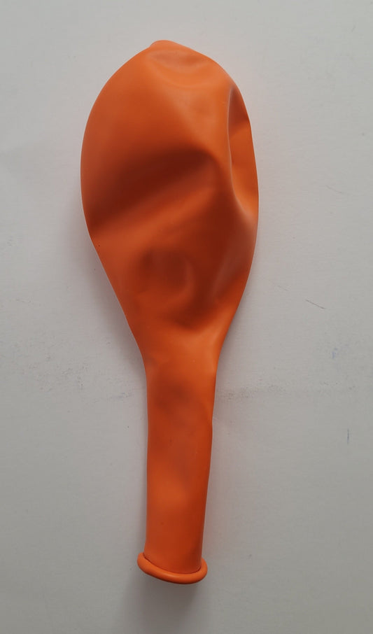 Latex balon jednobojan - narandžasti
