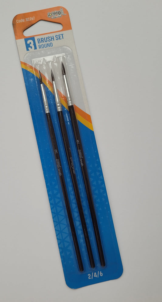 Set četkica 1/3 S-cool - Round